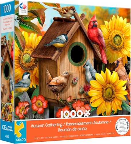 Ceaco - Tom Wood - Autumn Gathering - 1000 Piece Jigsaw Puzzle