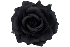 Lovefairy Beautiful Rose Flower Hair Clip Pin up Flower Brooch for Party Travel Festivals