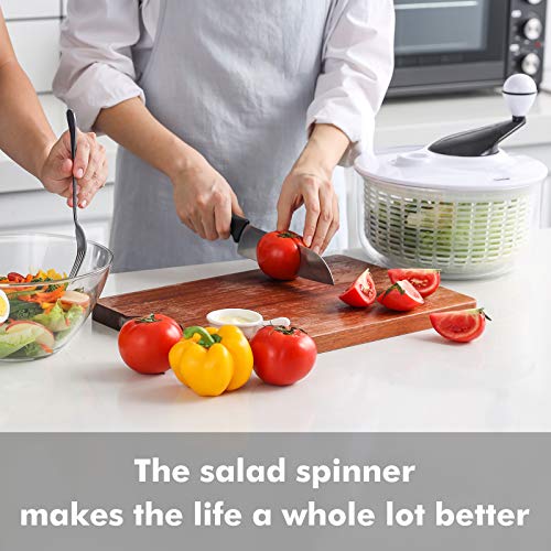 Salad Spinner Large 5L Capacity, Easy to Clean Lettuce Spinner with