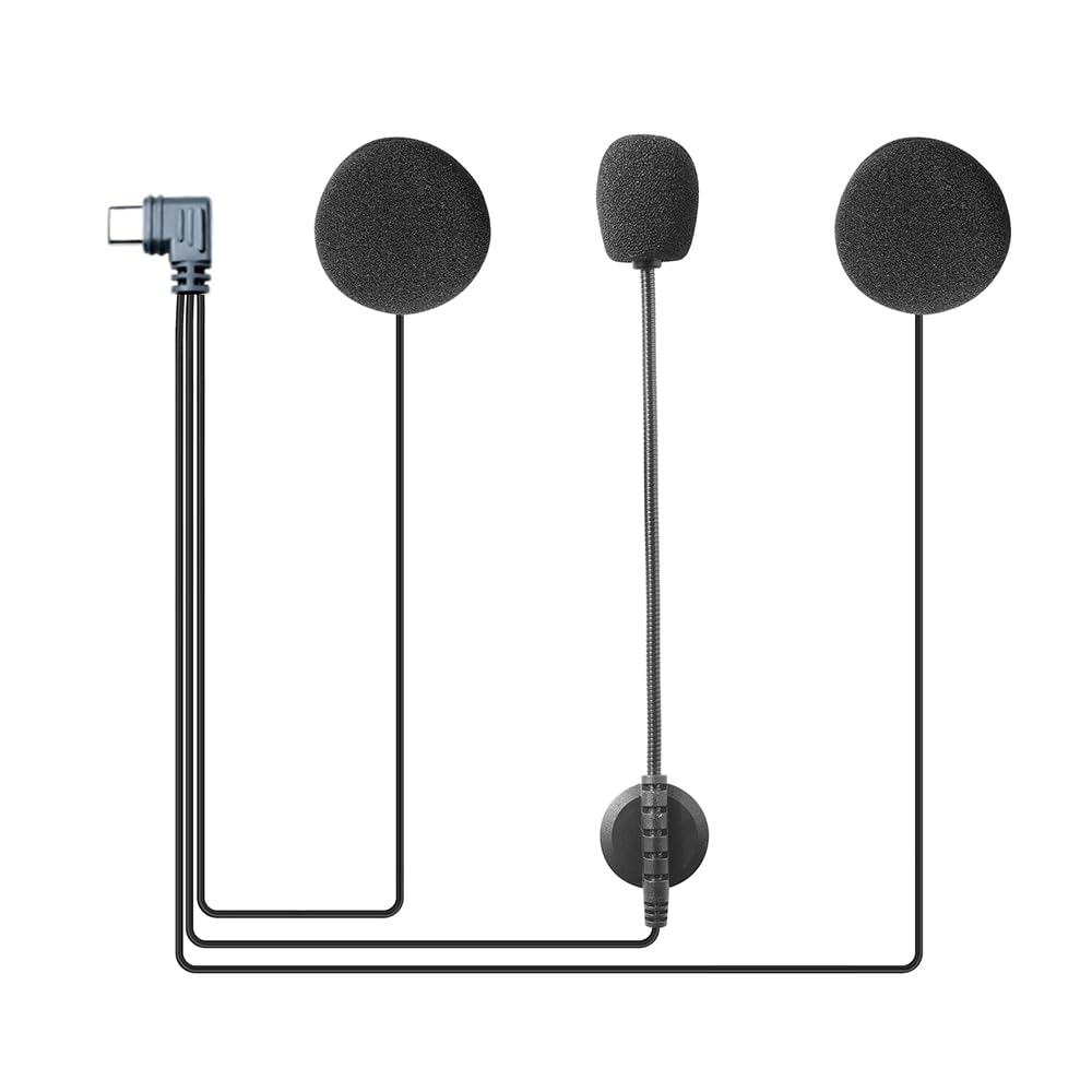EJEAS Bluetooth Motorcycle Intercom Headset, Accessories, Dedicated Headset for VNETPHONE V4 / V6 V4 / V6