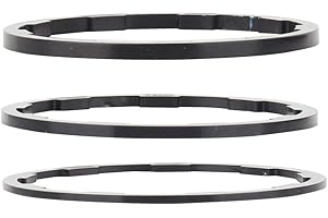 Bike Spacer, 3 Pcs/Set 3 Size Included Flywheel Hub Spacer 1mm+1.5mm+2mm Cycling Bottom Bracket Axle Washer Gasket