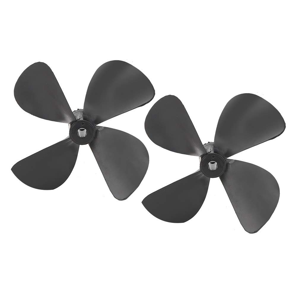 Shipenophy Anti Impact Remote Control Boat Propellers, 70mm RC Boat Fishing Ship Propellers with 4 Blades Propellers Easy to Install Upgrade DIY Replacement Accessories for Kids