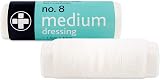 Reliance Medical No.8 White Medium Dressing Pack of 10 - Sterile, Low Adherent view 2