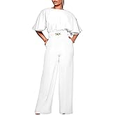 acelyn Elegant Jumpsuit for Women Dressy Sexy Plus Size Wide Leg Pant Suit One Piece Party Outfits