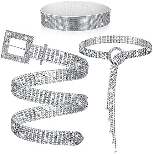 silver sparkly belt for dress plus size Joyfolie GirlsMolly Sequin Belt in Silver, Youth Large