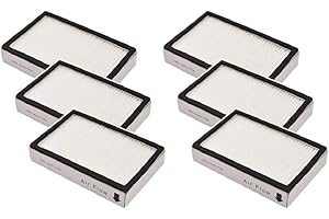 Nispira 200 & 400 Series HEPA Filter Replacement Compatible with Sears Kenmore Upright Canister Vacuum Cleaner 81214, 81414, BC2005, BC3005, BC3002, BC4002 Part 86880 EF-2. 6 Packs