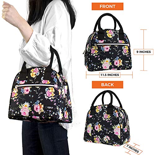 opux lunch bolsa for women insulated lunch tote for ladies girls