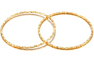 Ethlyn Children Jewelry 2pcs/lot Baby Bangles For infant Boys Girls Gold Plated Kids Bangles Bracelets