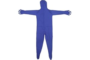 Background Keying Suit, Dark Blue Chromakey Suit Flexible for Webcasting for Photo Studio (160cm)