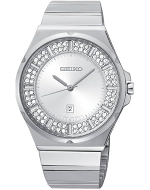 Seiko Core SXDF71 Ladies watch Silver steel band