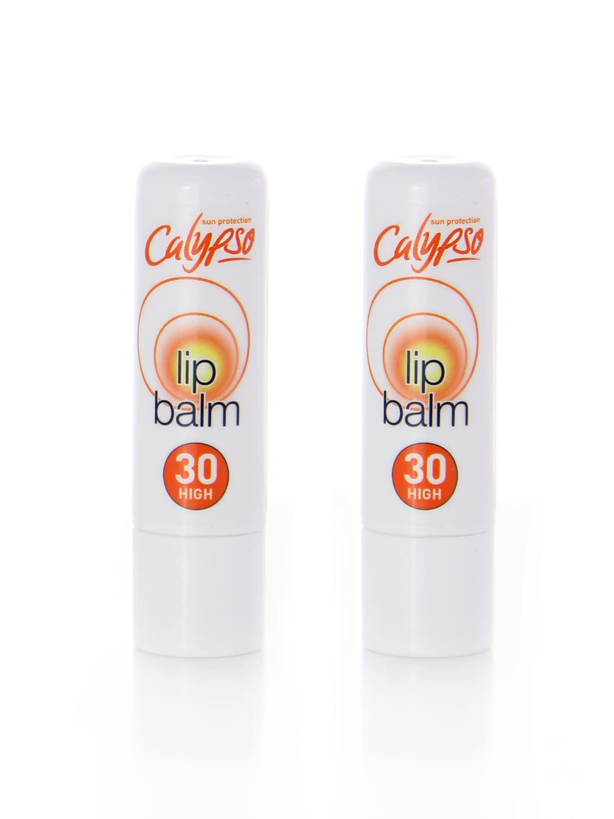 Calypso Lip Balm Sun Protection SPF30 - Double Pack | Protective Lip Moisturiser with Beeswax and Shea Butter, high UVA and UVB Sun Protection