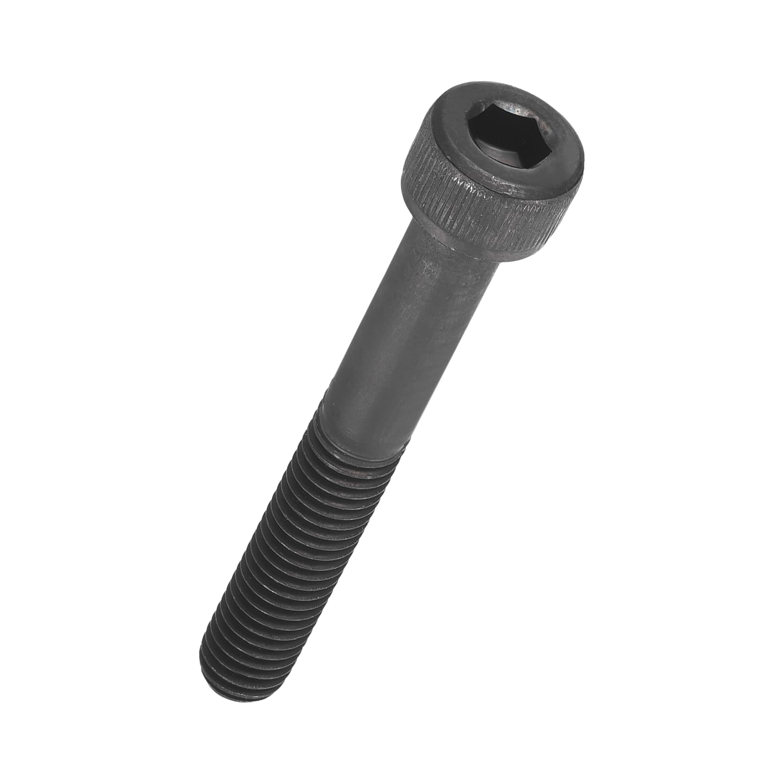 Kozelo 10pcs Socket Head Cap Screws - [M8-1.25 x 55mm] Alloy Steel Black Oxide Grade 12.9 Internal Hex Screw Full Thread for Industrial & Machinery Use, Black