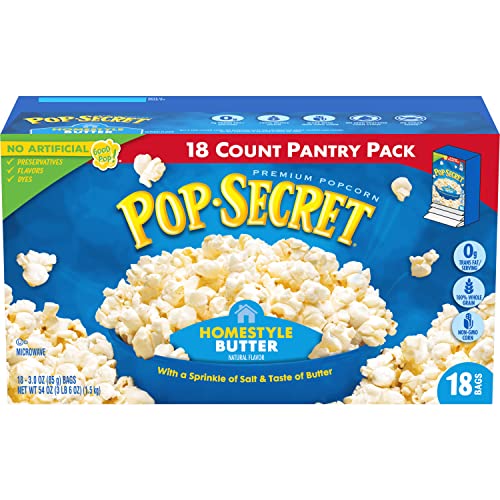 Pop Secret Microwave Popcorn, Homestyle Butter