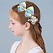 12Pcs/Set Kalolary Hair Bows Alligator Clips for Girls Gift, 5 Inches Unicorn Grosgrain Ribbon Hair Barrettes Accessories, Ideal Gift for Toddler Girls' Christmas Birthday Valentine's Day
