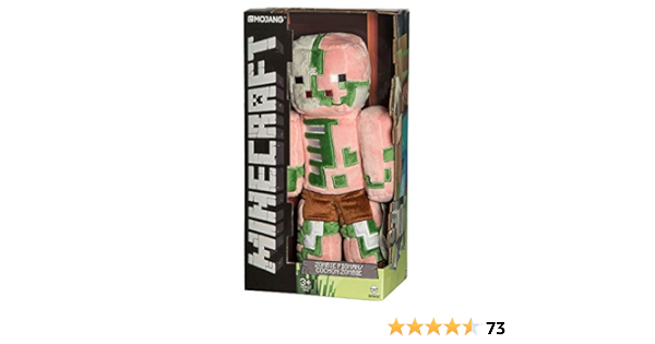 Amazon Com Minecraft 12 Zombie Pigman Felpa Animal De Peluche Toys Games