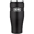 THERMOS Stainless King Vacuum-Insulated Travel Tumbler, 16 Ounce, Matte Black
