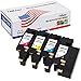 ToBeter Compatible Toner Cartridge Replacement for Xerox WorkCentre 6027NI, Xerox Phaser 6022/NI (1 Black, 1 Cyan, 1 Magenta, 1 Yellow)