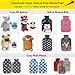 Premium Classic Rubber Hot Water Bottle and Christmas Accent Knit Cover (Reindeer & Snowflake/Navy Blue)