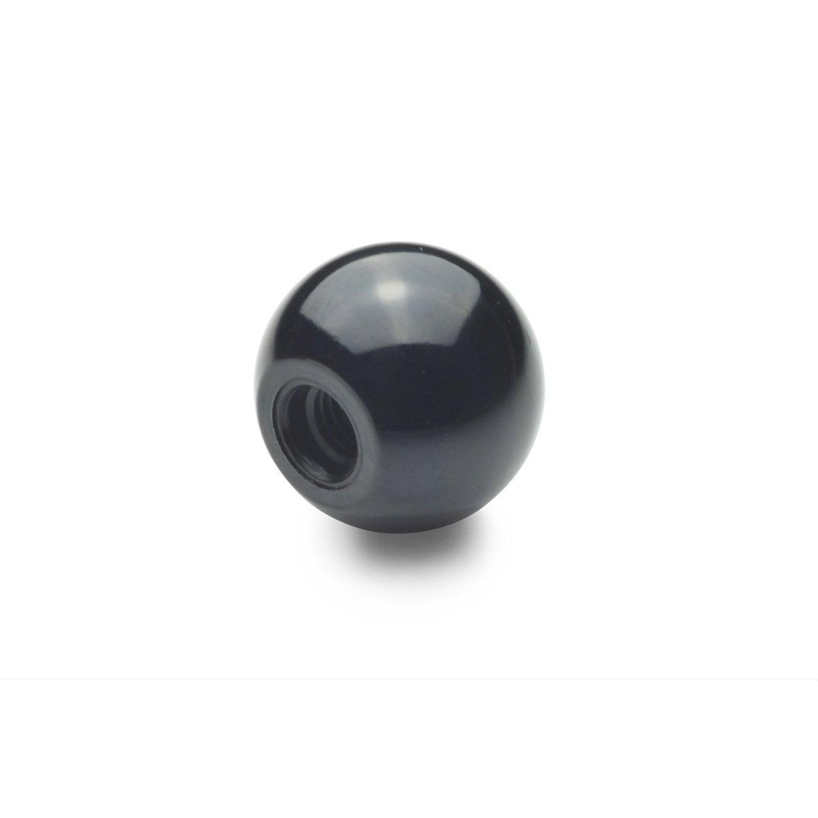 Ganter Standard – Ball Buttons – Black (Pack of 20), black, DIN 319-KU-40-M10-C