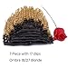 Anrosa Kinkys Curly Clip in Hair Extensions Human Hair 3C 4A Afro Kinky Curly Clip ins Natural Hair Real Remy Thick Human Hair Extensions for Black Women (16 inch, Ombre #1B/27)