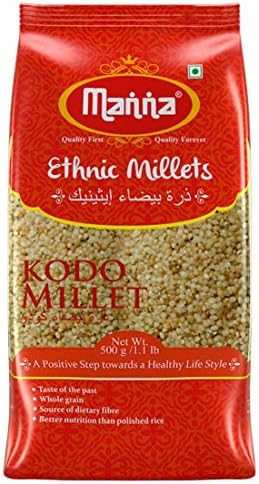 Millet pure quality of millet tasty Kodo Millet 1kg(Kodra/Varagu/Arikelu/Hark/ Varigu)