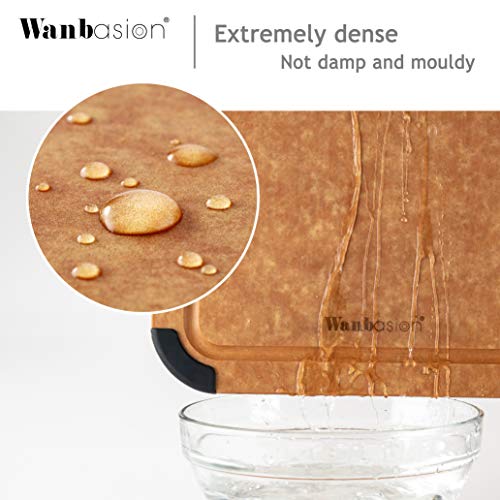 Wanbasion Best Cutting Board Kitchen, Wood Cutting Board Kitchen, Cutting Board Kitchen Professional with Groove - Thumbnail 3
