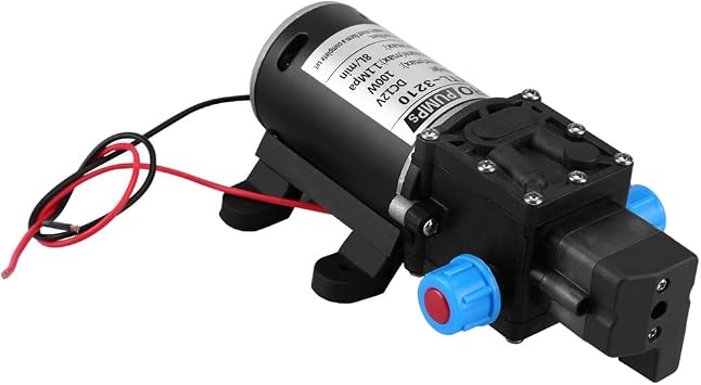 Zerone Pompe à Leau Automatique 12v Pompe à Leau Haute Pression à Amorçage Automatique Pour Lavage De Voiture Bateau Caraval Jardin Arrosage 100w
