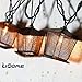 LIDORE 10 Counts Vintage Bronze Iron Nets Lanterns Plug-in String Lights. Great for Indoor/Outdoor Decoration. Best Ambience Decorative Lights. Warm White Glow.