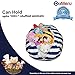 Extra Large Stuffed Animal Storage Bean Bag Cover | Europe Made & Lab Tested Fabric | The Ultimate Storage Solution to Clean Up & Organize Kid's Room | Free E-Book (Blue-Black/White)