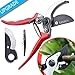 Deercy Pruning Shears, Garden Shears, Hand Pruner, Sharp Tree Trimmers Secateurs Hand Pruner Clippers with Safety Lock.