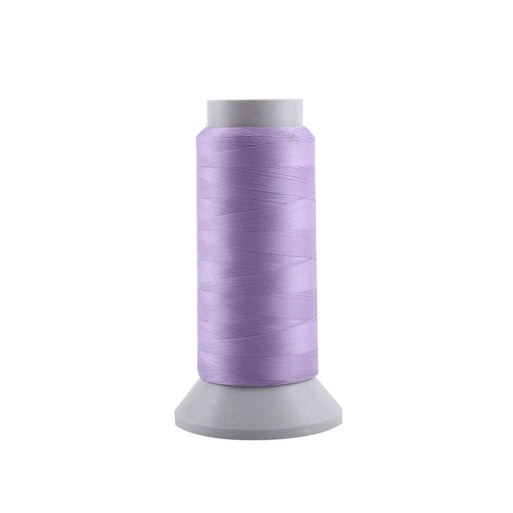 Luminous Sewing Thread, Glow in The Dark Embroidery Sewing Thread for Leather Craft Sewing Handwork Making DIY(1000 Yards-Purple)