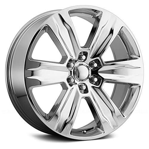 OE CREATIONS PR172 Chrome Wheel (22 x 9. inches /6 x 87 mm, 44 mm Offset)