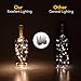 (6 Pack) Wine Bottle String Lights, DealKits LED Cork Fairy Lights, Powered by AAA Battery for Bedroom, Birthday Wedding Parties, Home Garden Bar Decoration - Warm White, 2.3ft