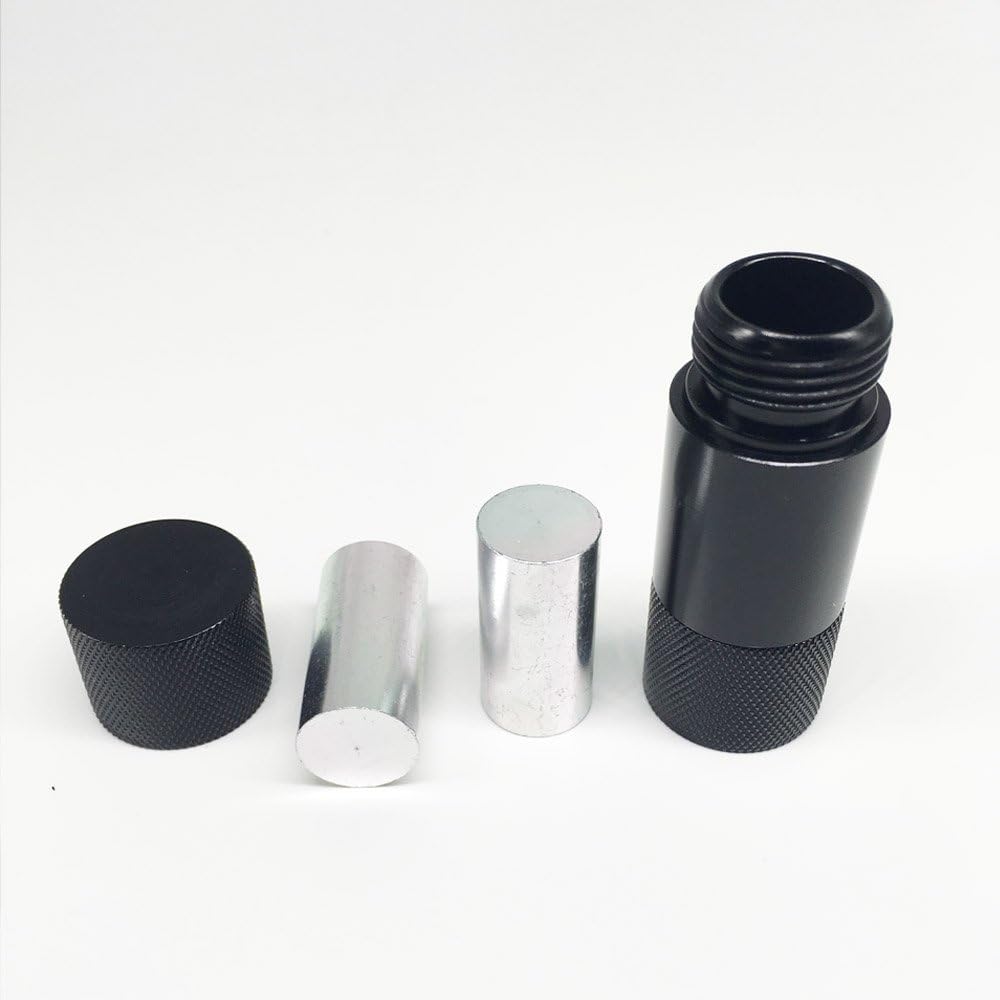 Spespo Aluminum metal Pollen Press Presser Compressor herb grinder Tobacco Spice Crusher Grinder 6.1x2cm -Lipstick design - Image 5