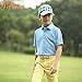 JITIMAO Boys Golf Dry Fit Polo Shirt for Age 5-15, Breathable Performance Short Sleeves T-Shirt Slim Fit