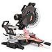 TACKLIFE Sliding Compound Miter Saw 12-Inch, 15-Amp, 3800rpm, Double-Bevel Cut (-45°-0°-45°) with Laser Guide, Extensible Table, Dust Bag, 40T 305mm Blade for Wood Cut - PMS03A