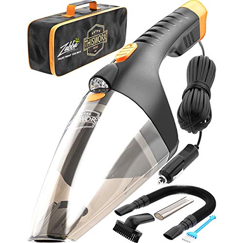Portable-Car-Vacuum-Cleaner-High-Power-Handheld-Vacuum-wLED-Light-110W-12v-Best-Car-Auto-Accessories-Kit-for-Detailing-and-Cleaning-Car-Interior-16-Foot-Cable