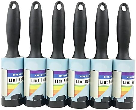 TPCO LR001 Powerful Lint Roller for Dust/Hair/Clothes,easily to tear,50sheets,6 count