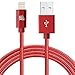 iPhone Charger Lightning Cable - [MFi Certified] Durable Braided Apple Lightning USB Cord for latest iOS including iPhone X/8/8Plus/ 7/7Plus/IPad Pro