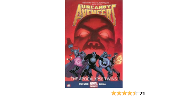Uncanny Avengers Volume 2 The Apocalypse Twins Marvel Now Remender Rick Duggan G Amazon Com Au Books