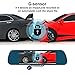 CHICOM 7“ Dash Cam 350 Degree Rotating Camera Dual Lens dvr Video Recorder Reversing Dash Camera with Full hd 1080p 170 Degree Rearview cam