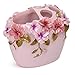 Fuloon Country Style Resin 5PC Bathroom Accessories Set Soap Dispenser/Toothbrush Holder/Tumbler/Soap Dish (Pink)