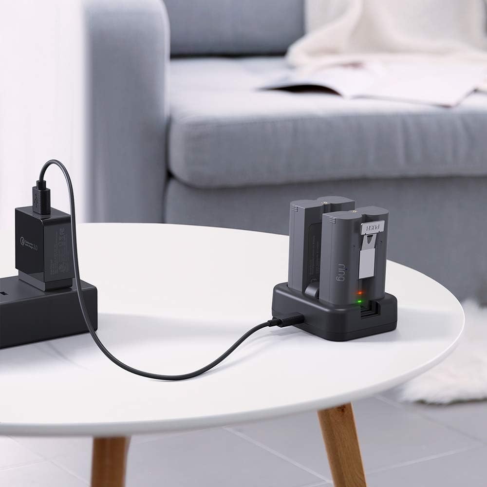 Aobelieve Dual Charging Station Battery Charger for Ring Video Doorbell
