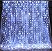 Minetom 185 LED Wishing Ball Curtain Lights - Fairy String Lights with Remote, USB Powered Waterproof for Christmas Wedding Party Bedroom Decoration