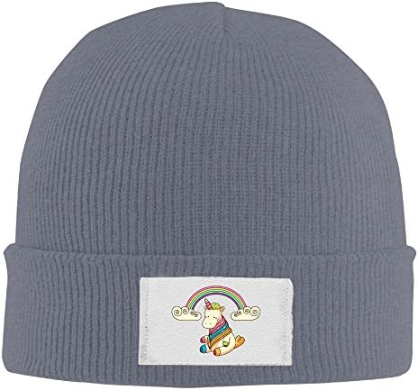 TQOIAS Rainbow Unicorn Slouchy Beanie Ski Warm Stocking Street Dancing Brim