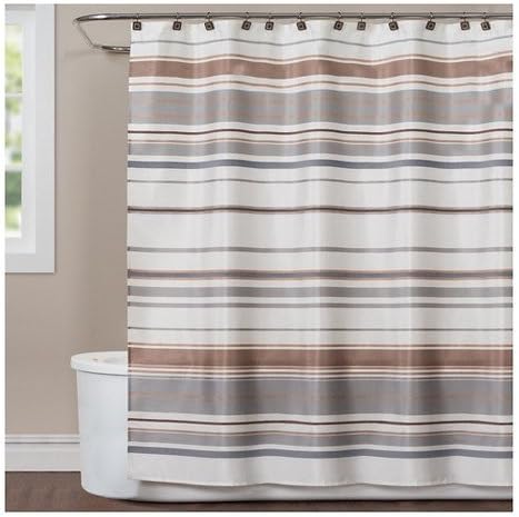 SKL Home by Saturday Knight Ltd. Colorware Stripe Shower Curtain, Neutral