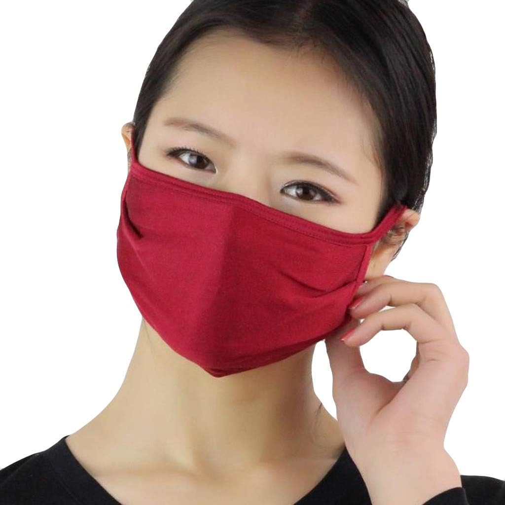 YESWOMAN Unisex Silk Mouth 𝐌𝐀𝐒𝐊 Anti Dust Face Mäsk,Washable Reusable Mαsk Filter Air Filtration Mαsk for Cycling Camping Travel