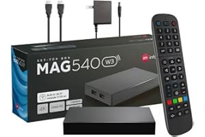 GOOFY TURTLE 2023 Mag 540W3 4K, Built-in Dual Band 2.4G/5G WiFi, HDMI Cable (Much Faster Than Old Mag 324w2, 424W3, 524w3 and 522w3) Black