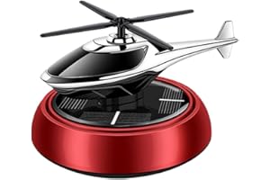 Vehicle Air Purifier Diffuser with Solar Panel and Rotating Motor Design, Styled as Airplane Ornament for Effective Air Fresh