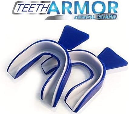 Teeth Armor Dental Night Guard for Maximum Comfort and Protection Against Teeth Grinding and Clenching. 2 Pack! Includes Free Storage Case